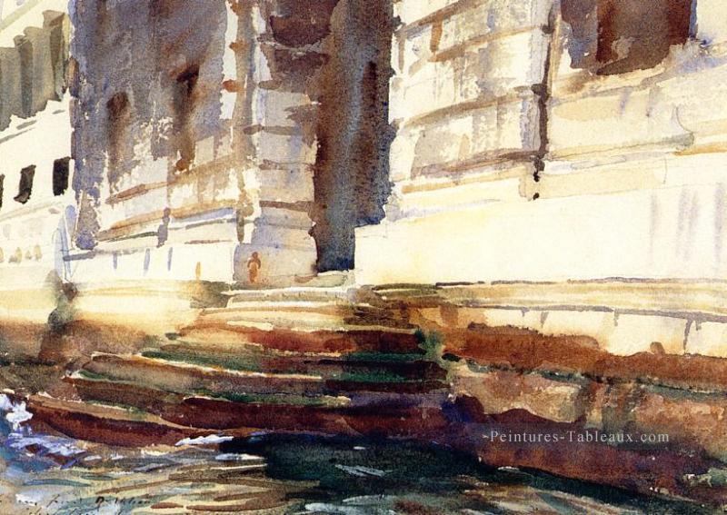 Les étapes d’un paysage de château John Singer Sargent Peintures à l'huile